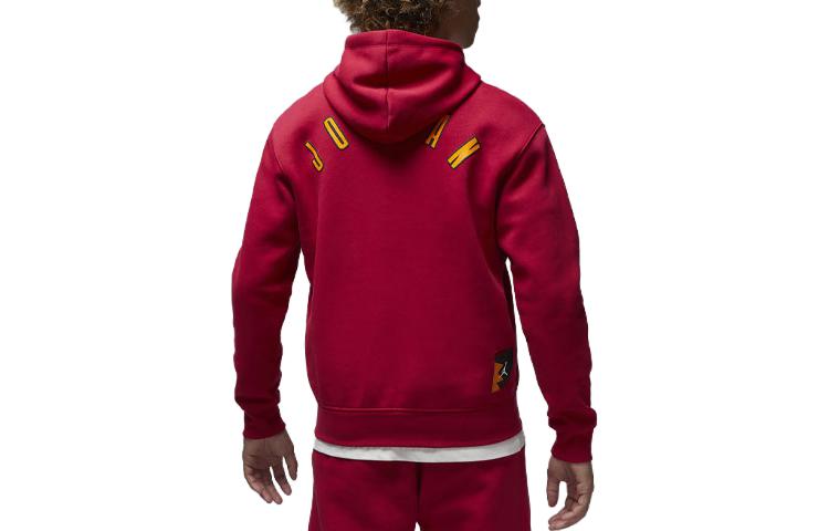Air Jordan Flight MVP Fleece Pullover Hoodie 'Red' FB7021-619