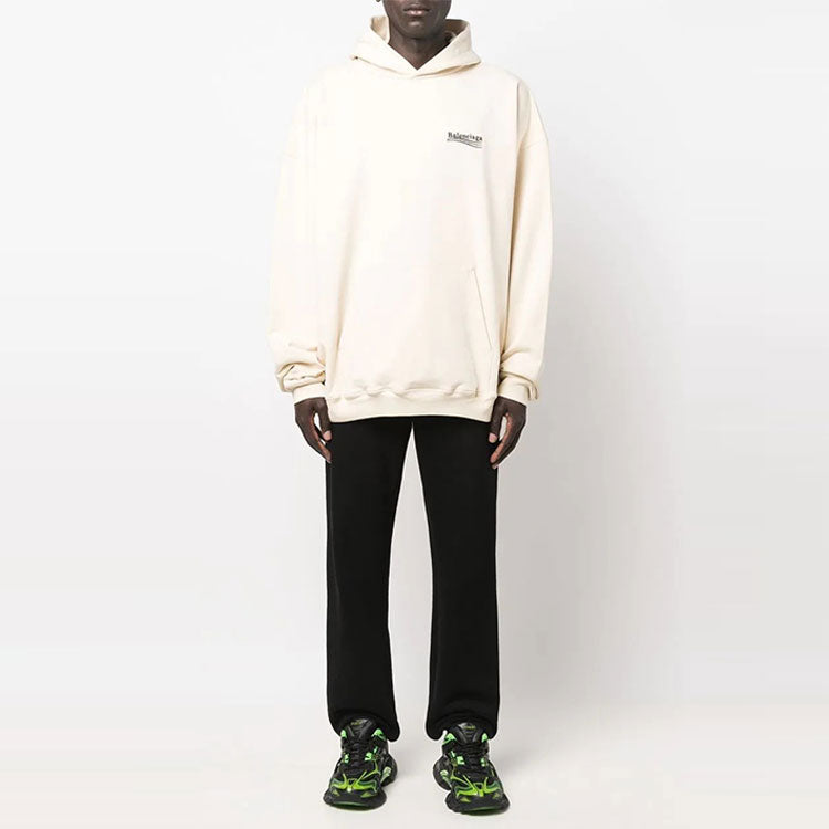 Balenciaga Political Campaign Large Fit Hoodie 'White' 620973TKVI98962