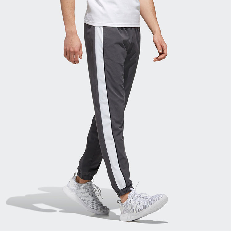 adidas neo M Cs Ris Tp Numeric Logo Sports Pants Gray EJ7066