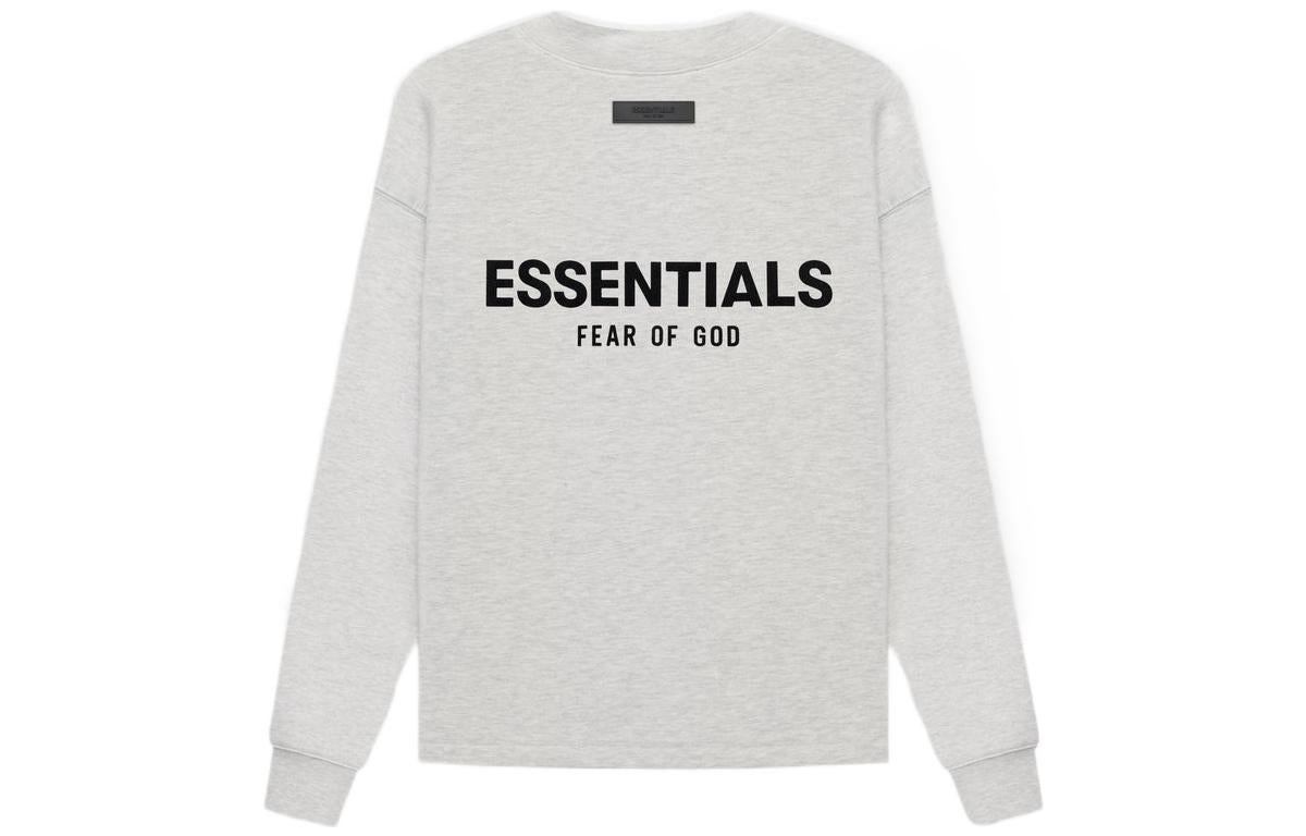 Fear of God Essentials FW22 Core Relaxed Crewneck Light Oatmeal FOG-FW22-314