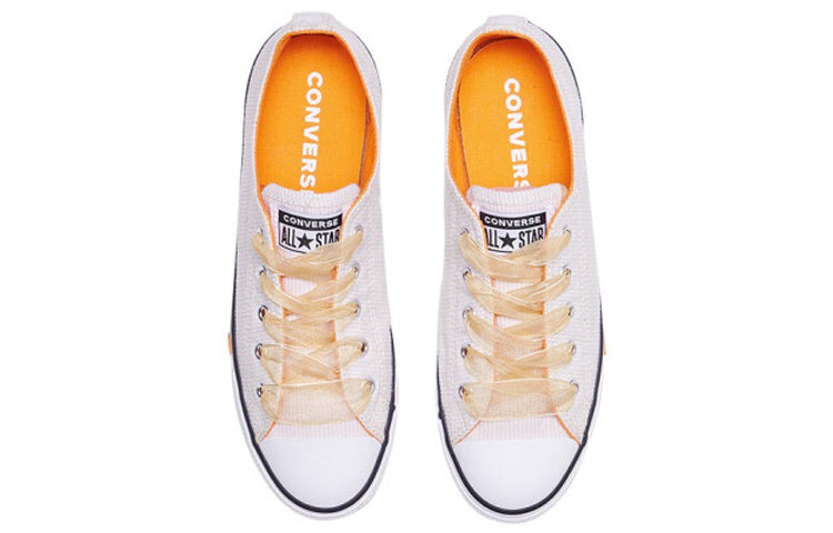 (WMNS) Converse Chuck Taylor All Star Arrows Sketch Heart 'White Orange' 564611C