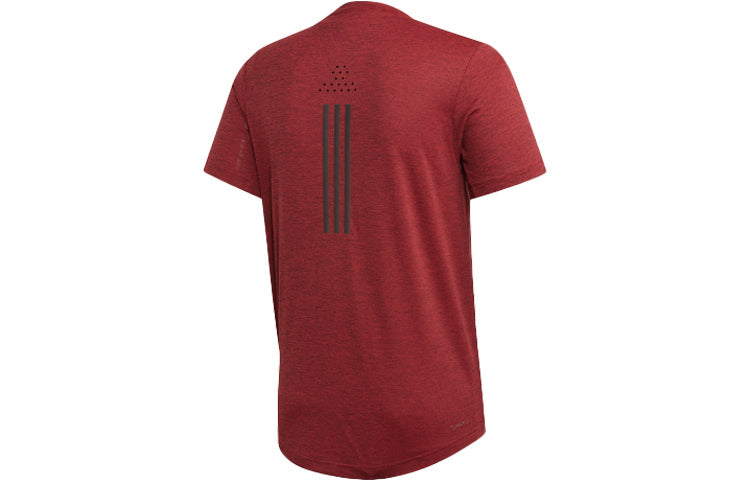 adidas CHILL TEE M Training Sports Short Sleeve Red FL8581
