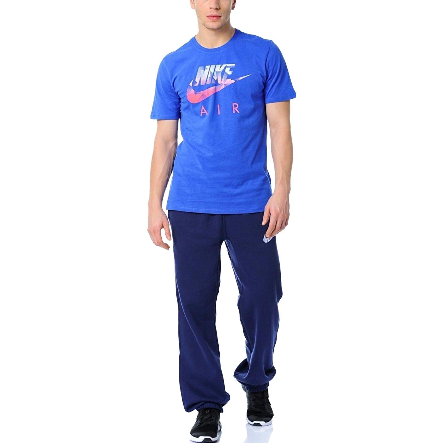 Nike Club Swoosh Fleece Cuff Pants 'Midnight Navy' 679360-410