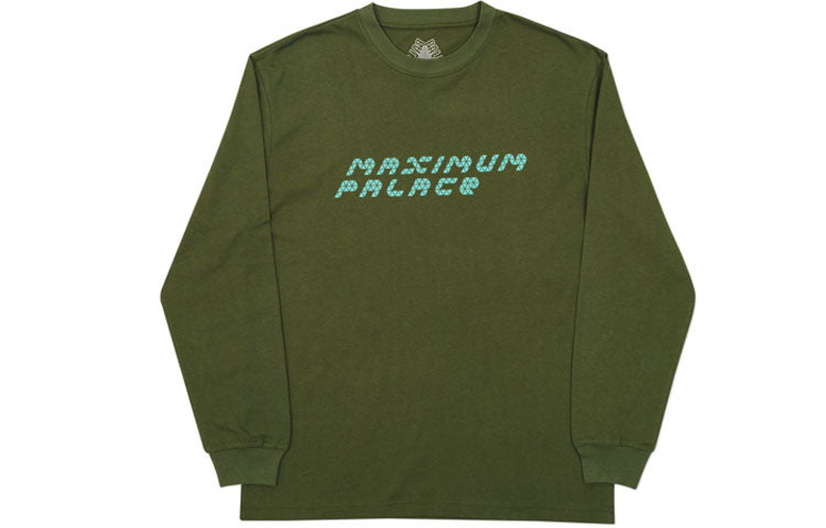 PALACE Mosaic Triangle Long Sleeves Unisex Green P13LS014