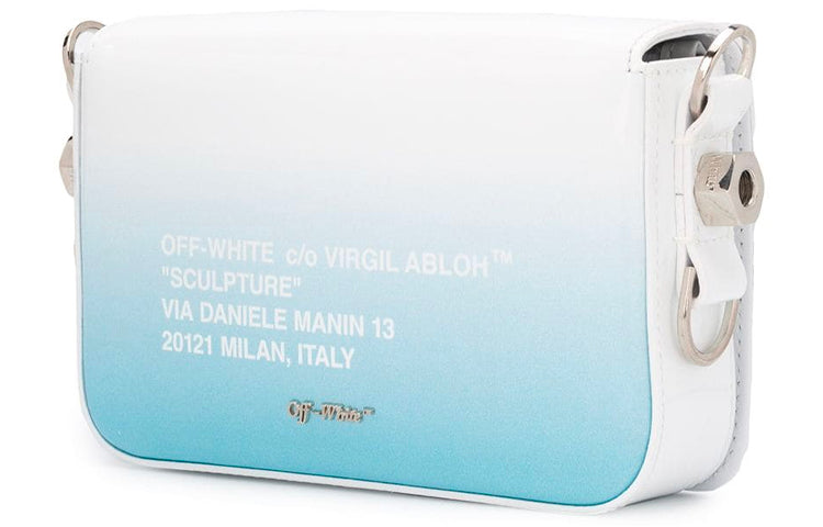 (WMNS) Off-White Flap shoulder bag Little Blue OWNA038R20G990683100