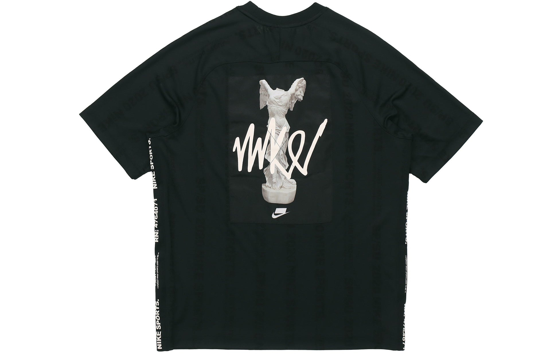 Nike Sportswear NSW Flame Logo Printing Jersey Black CJ5197-010