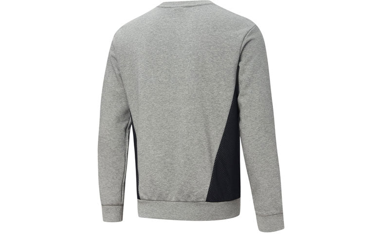 PUMA Printing Round Neck Casual Long Sleeves Gray 580869-03