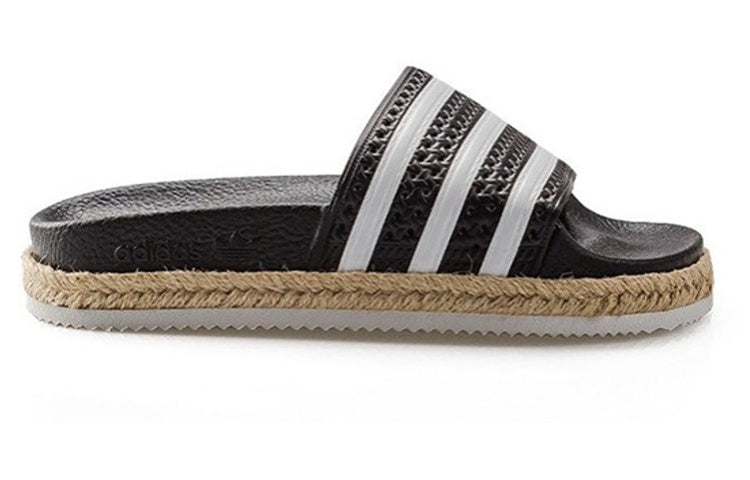(WMNS) adidas Adilette Bold 'Black' CQ3093