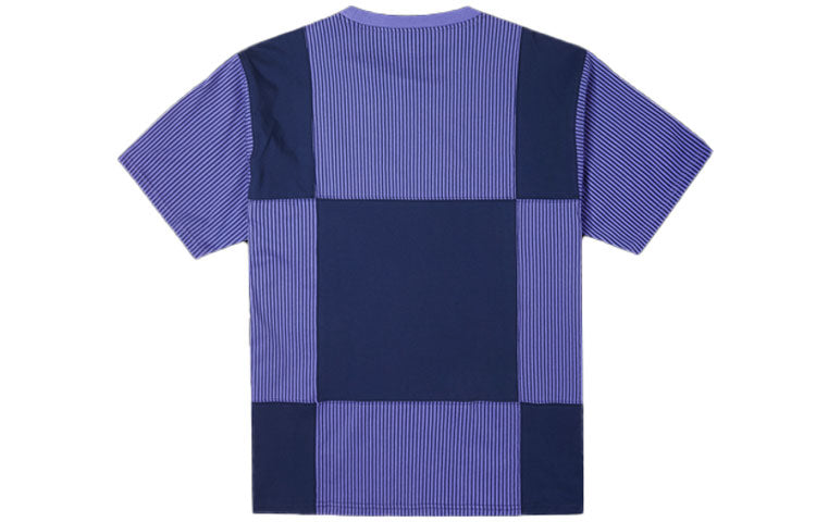 Converse Color Blocked Jersey Pocket T-Shirt Asia Sizing 'Purple' 10023255-A01
