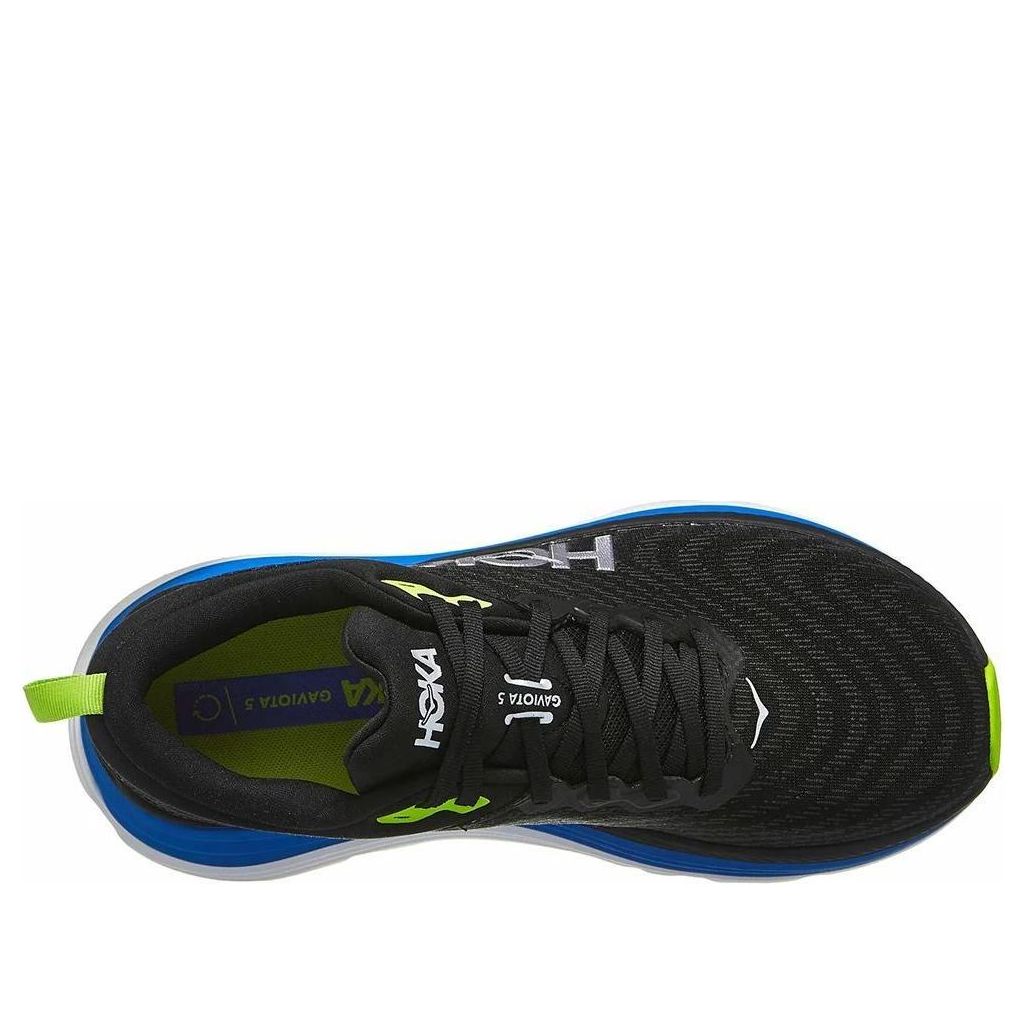 HOKA ONE ONE Gaviota 5 2E Wide 'Black Electric Cobalt' 1134234-BTRC