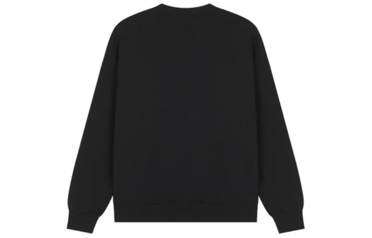 New Balance Classic Logo Sweatshirt Asia Sizing 'Black White' AMT23359-BK