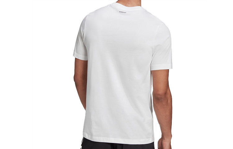 adidas M Lg Grd T Training Sports Short Sleeve White GD5909
