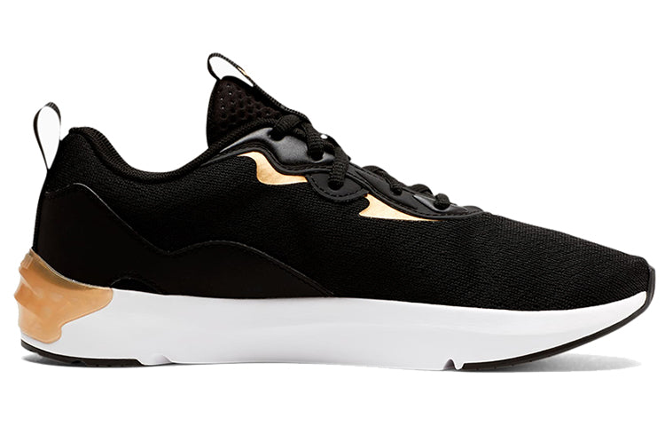 (WMNS) PUMA Cell Initiate Metal Low-top Running Shoes Black/White 194512-01