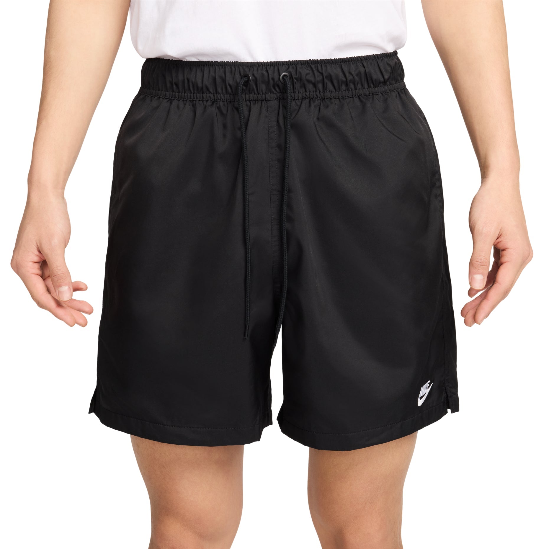 Nike Club Flow Shorts Asia Sizing 'Black White' FN3308-010