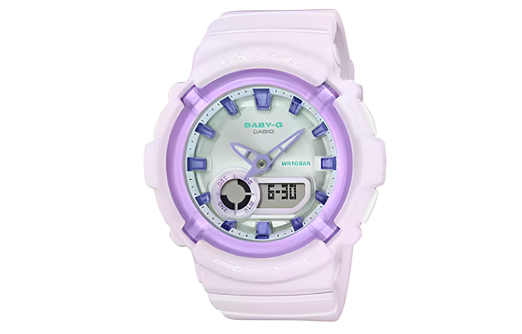 (WMNS) CASIO Baby-G Digital-Analog 'Lilac' BGA-280SW-6A