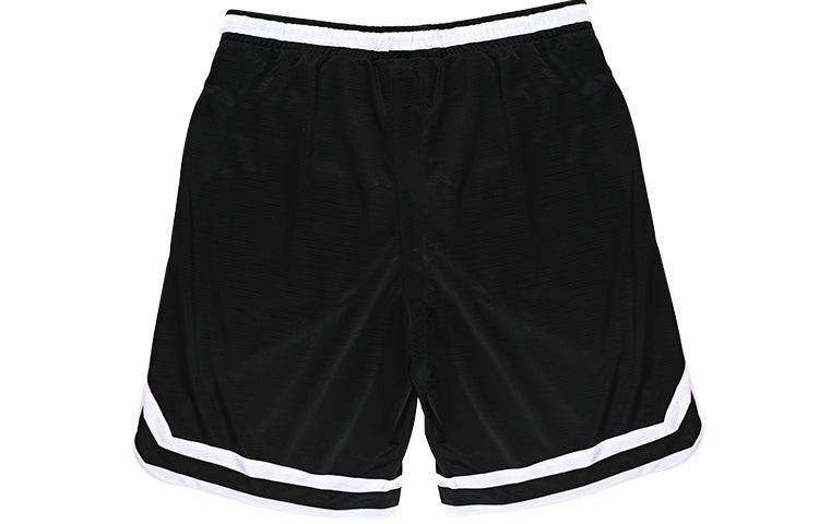 Li-Ning DNA Logo Basketball Shorts 'Black White' AAPR395-1
