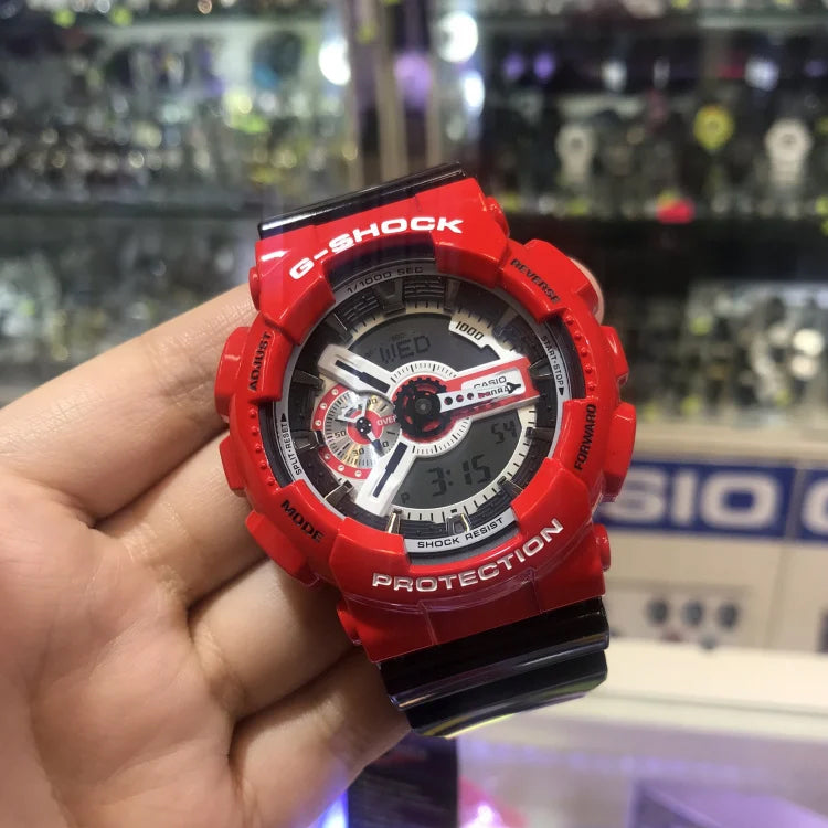 CASIO G-Shock Analog-Digital 'Red' GA-110RD-4A