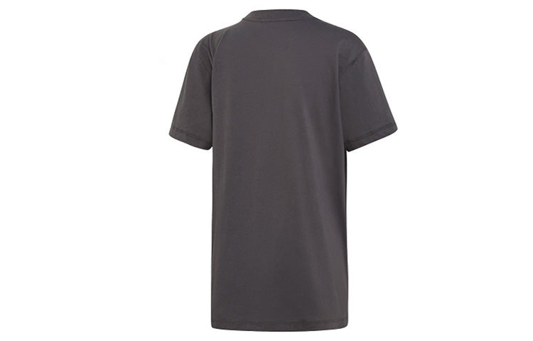 (WMNS) adidas originals Boyfriend Casual Sports Short Sleeve Gray DU9983