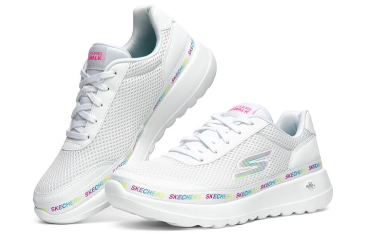 (WMNS) Skechers Go Walk Joy Running Shoes White 124088-WMLT