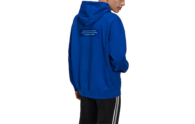 adidas originals Big Trfl Logo Pattern Sports Blue H09353