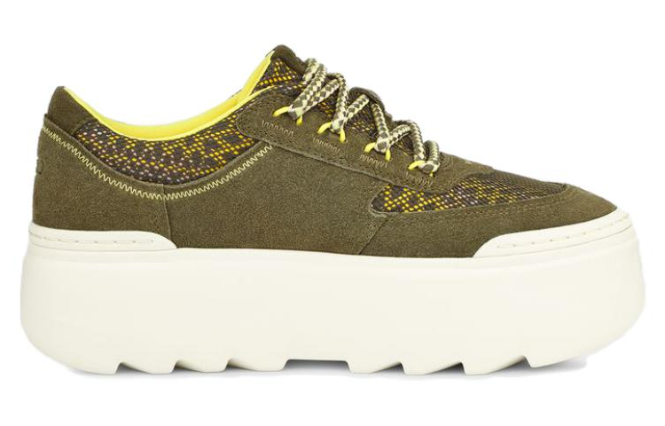 (WMNS) UGG Marin Mega Lace Heritage Braid 'Burnt Olive' 1136842-BTOL