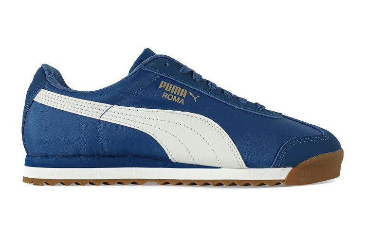 (GS) PUMA Roma Basic Low Top Running Shoes Blue 359841-23