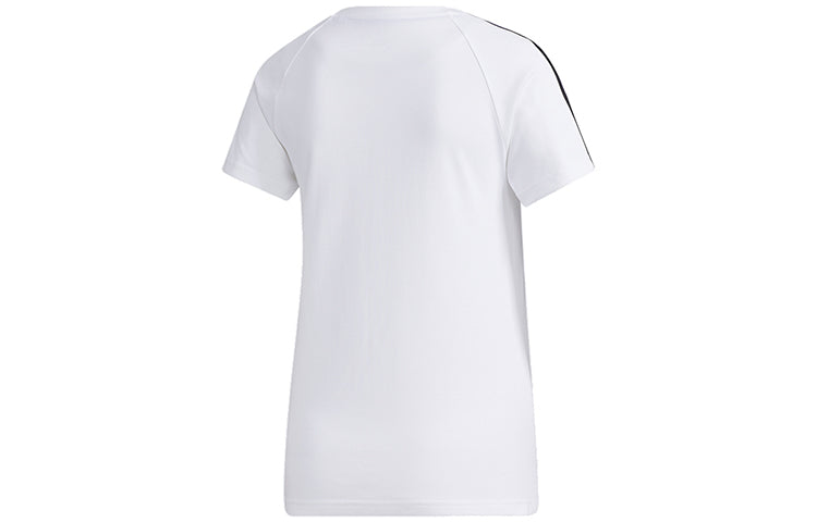 (WMNS) adidas neo ESNTL 3S TEE Sports Short Sleeve White GJ7912