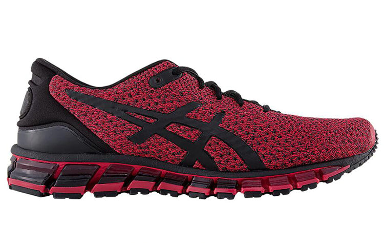 (WMNS) ASICS Gel Quantum 360 Knit 2 'Black Red' T8G8N-001