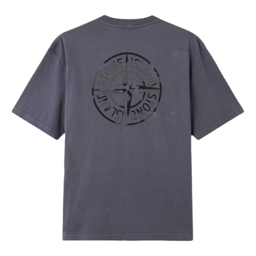STONE ISLAND 2100001 Camo Compass T-Shirt 'Blue Grey' L1S152100001S0E14V002D
