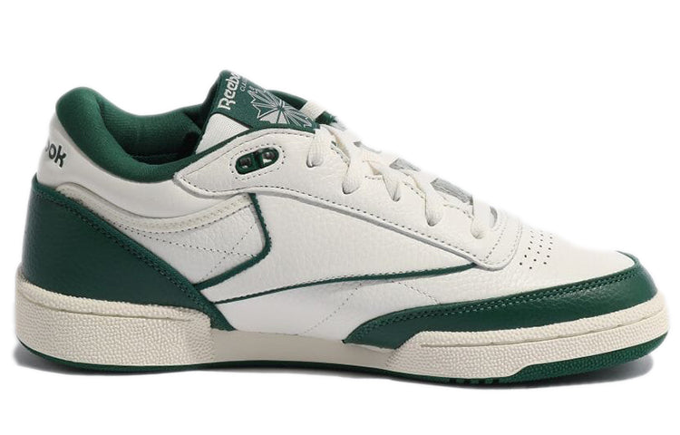 Reebok Unisex Club C Mid II Sneakers White/Green GY1639
