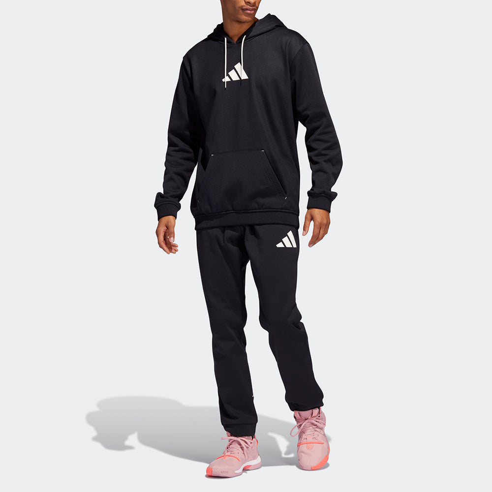 Men's adidas Hrd Pant James Harden Logo Printing Basketball Sports Bundle Feet Black Pants HB5449