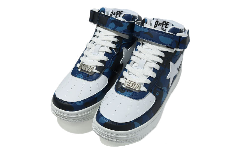 A BATHING APE Bape Sta Mid 'Blue' 1G80-191-008-NVB
