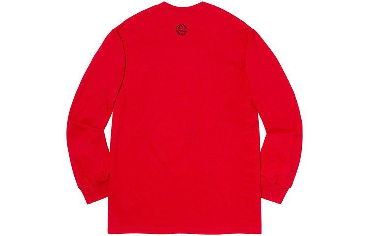 Supreme FW19 Week 12 x Martin Wong Attorney Street LS Red Tee SUP-FW19-10676