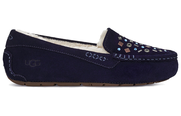 (WMNS) UGG Ansley Stud 2 (Rivets) Slip on Navy 1119100-MDL