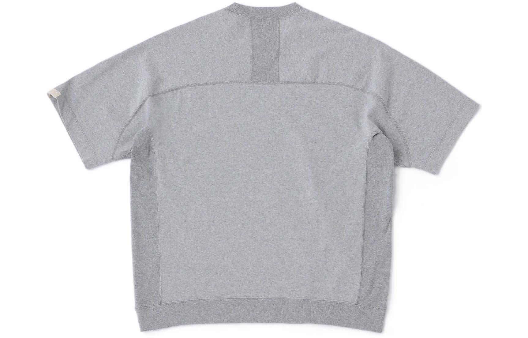 New Balance 1000 Short Sleeve T-shirt Oversized Fit Asia Sizing 'Heather Grey' AMT25071-HGR
