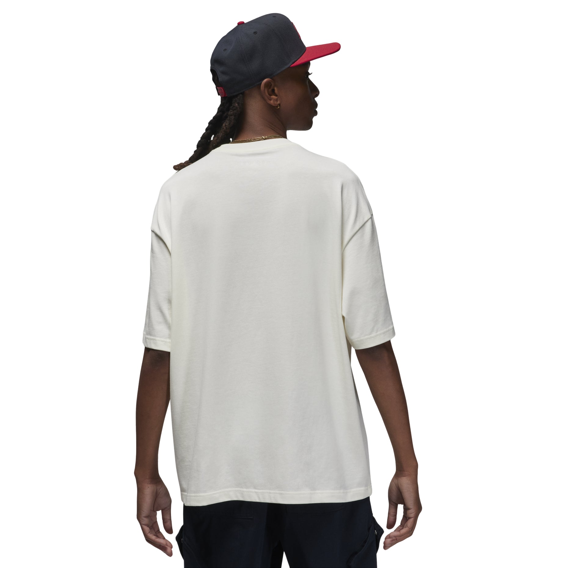 Air Jordan Flight Essentials Oversized T-shirt Asia Sizing 'Summit White' DZ7314-133