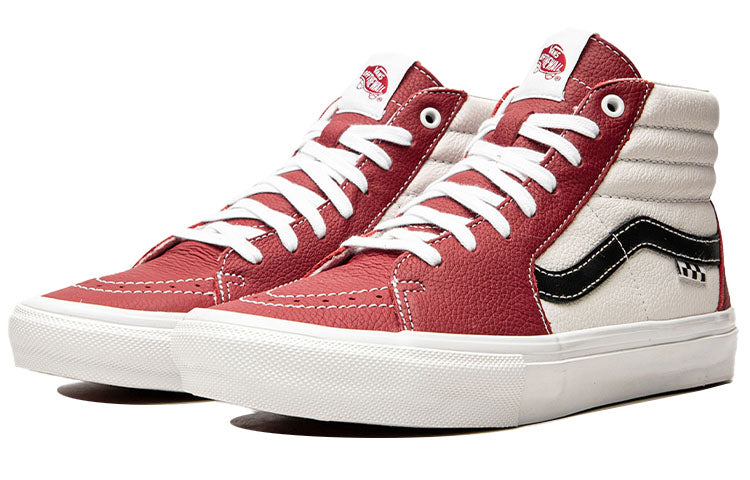 Vans SK8-HI Sport Mid-Top Sneakers Red/White VN0A5FCC82E