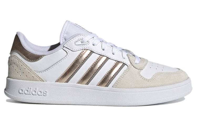 (WMNS) adidas Breaknet Plus 'White Champagne Metallic' FY9655