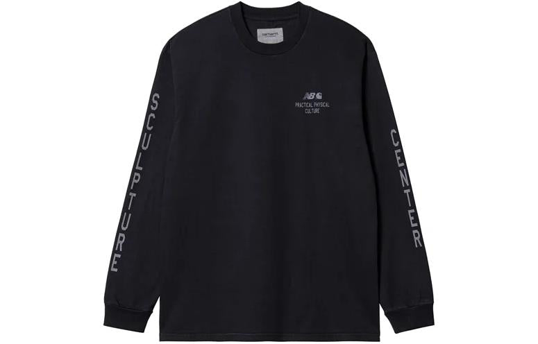 New Balance x Carhartt WIP Graphic Long Sleeve Tee Asia Sizing 'Black' MT21574-ECL