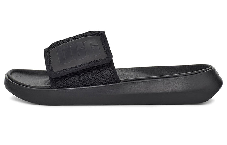 (WMNS) UGG LA Light Slide Black Slippers 1107911-BBLC