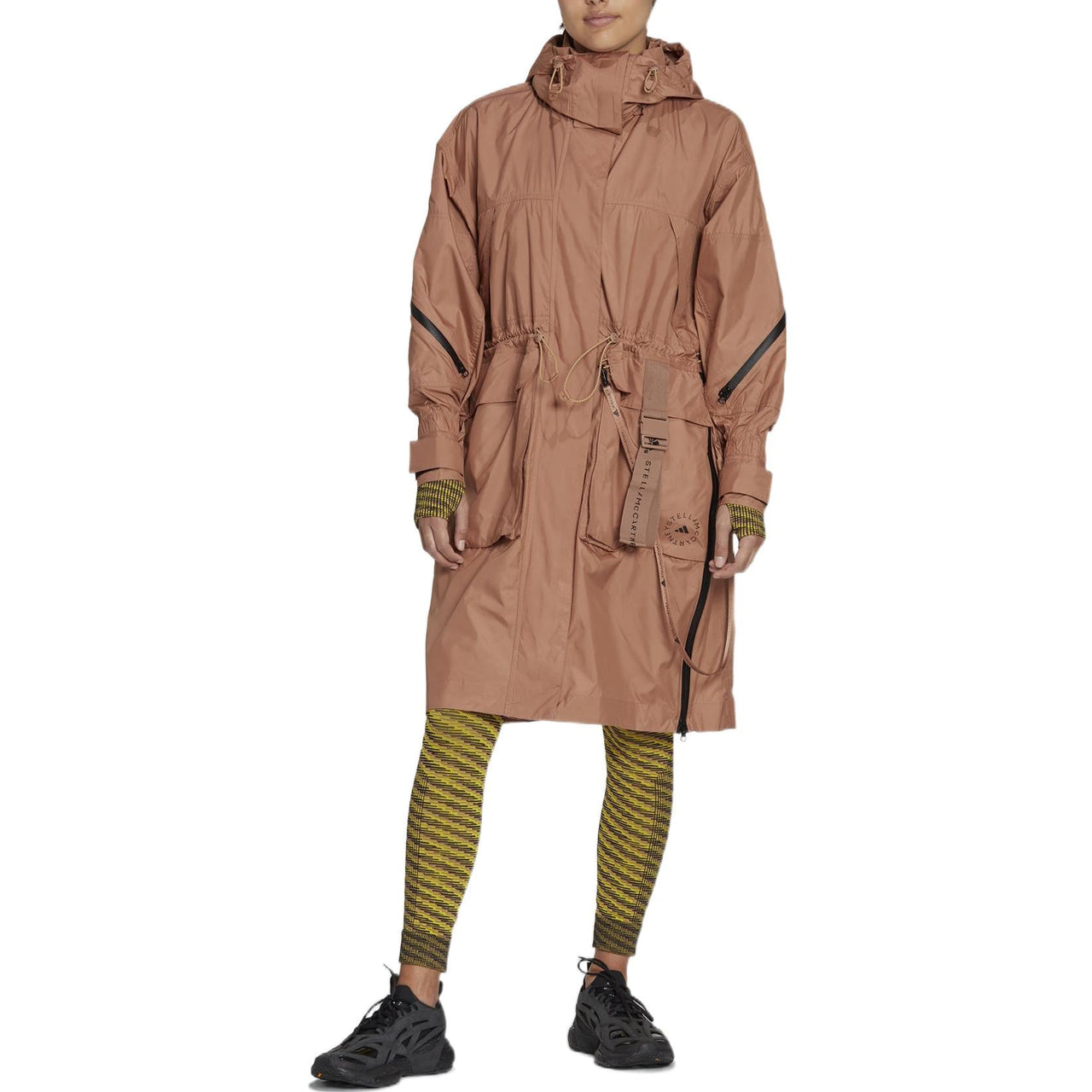 (WMNS) adidas By Stella McCartney Transition Jacket Asia Sizing 'Tan' HI6088
