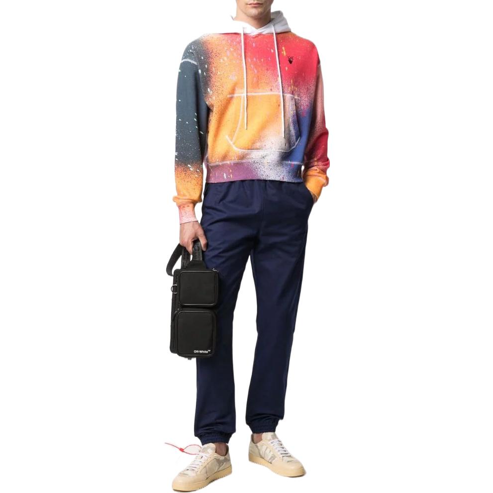 Men's Off-White x GAMAKATSU Crossover SS22 Chest Logo Embroidered Long Sleeves Loose Fit OMBB073S21FLE00984108410