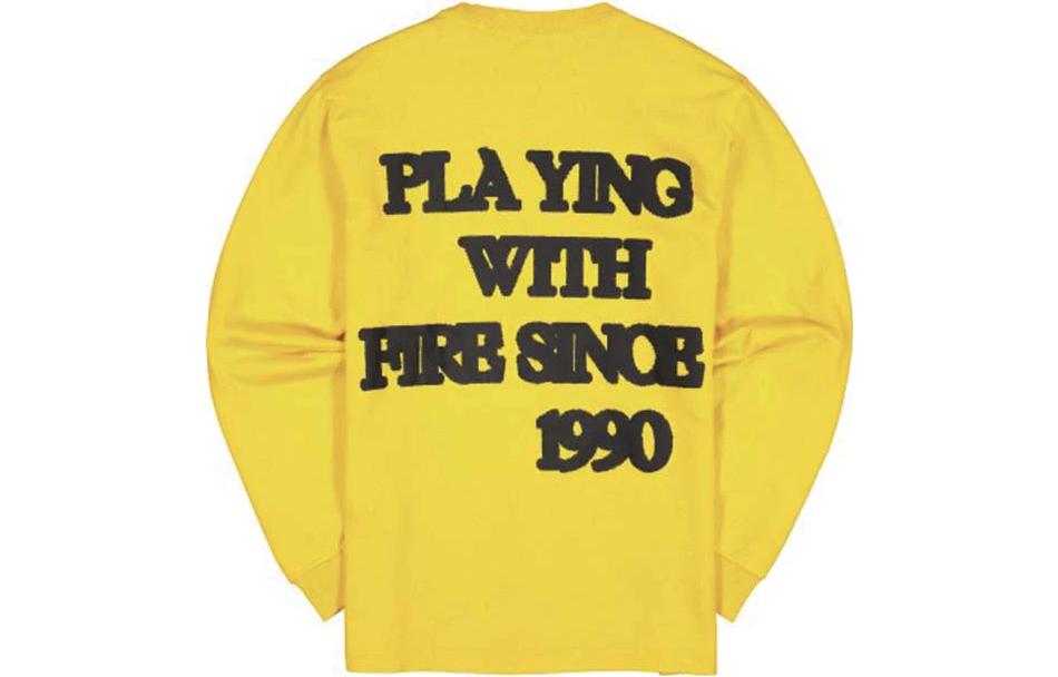Converse x Asap Nast Long Sleeve T-Shirt Asia Sizing 'Yellow' 10020225-A01