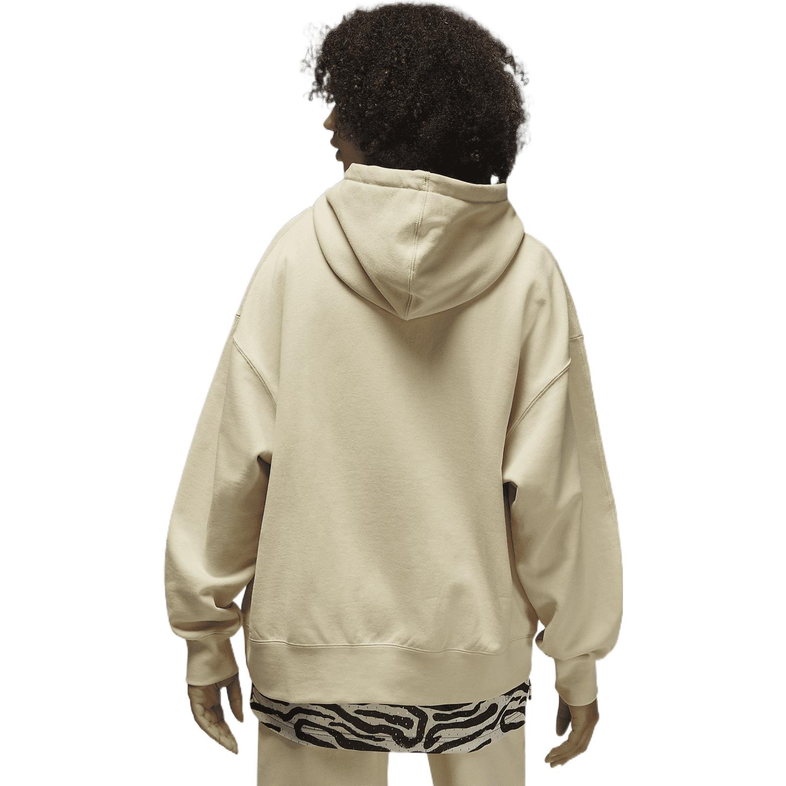 (WMNS) Air Jordan Flight Fleece Popover Hoodie 'Beach' DQ4603-234