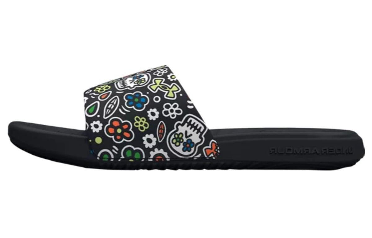 Under Armour Ansa Day Of The Dead Slides 'Black Multi' 3027163-001