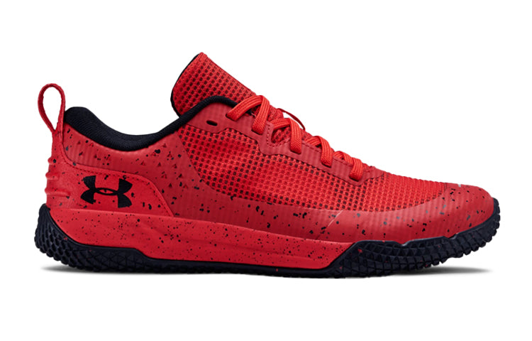 (GS) Under Armour X Level Mainshock Splatter 'Red Black' 3022523-600