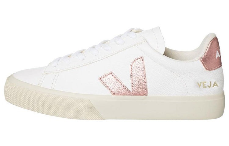 Veja Campo Chromefree Lace-Up Sneakers  'White Pink' CP0503128