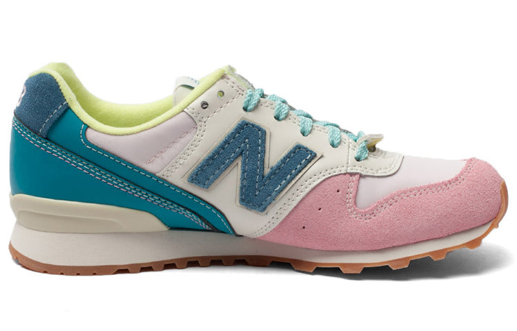 (WMNS) New Balance 996 Series Low-Top Pink/White/Green WR996DVI