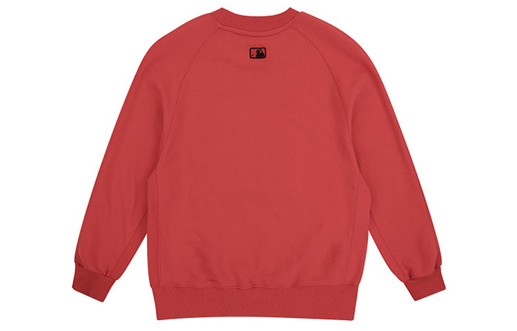 MLB Unisex New York Yankees Logo Printing Round-neck Sweatshirt Red 31MTW1941-50R
