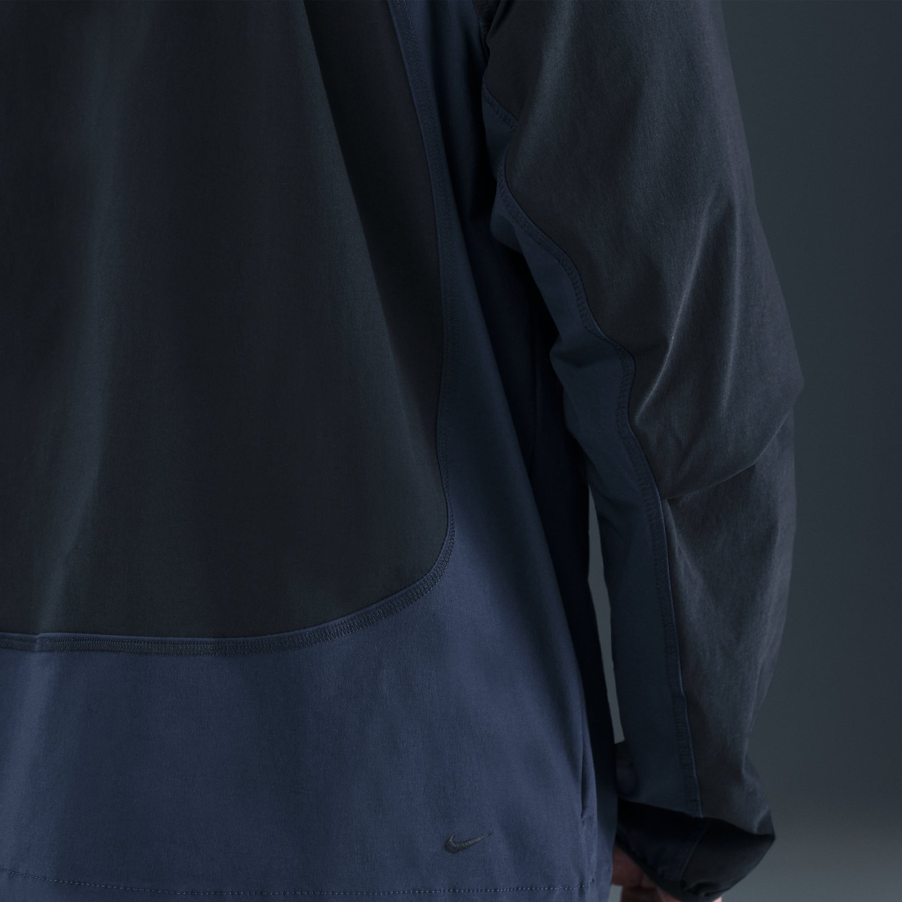 Nike Tech Woven Color-Block Loose Jacket 'Black Obsidian' IH8462-010
